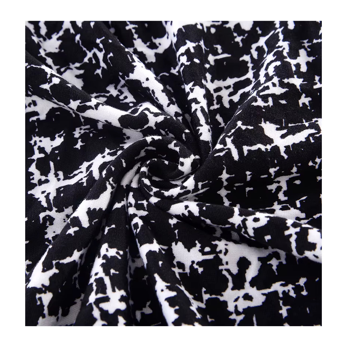WANERQU Elastischer Stuhlbezug aus Spandex im geometrischen Design, abnehmbarer und rutschfester Sitzschutz für Esszimmerstühle, Mehrfarbig - Bild 4