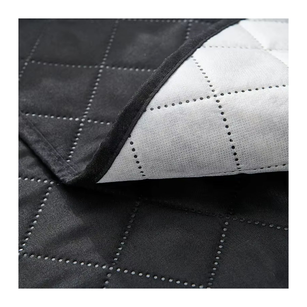WANERQU Sofa Bezug für 1-Sitzer Liege Sofa mit rutschfester Matte in Schwarz - Bild 3