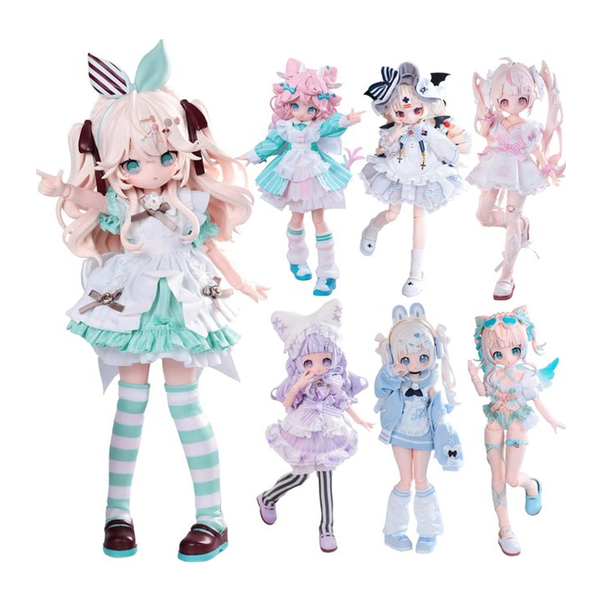 Wanmeng Sugary 1/8 MJD Blind Box Actionfigur mit beweglichen Gelenken in Mehrfarbig - Bild 1