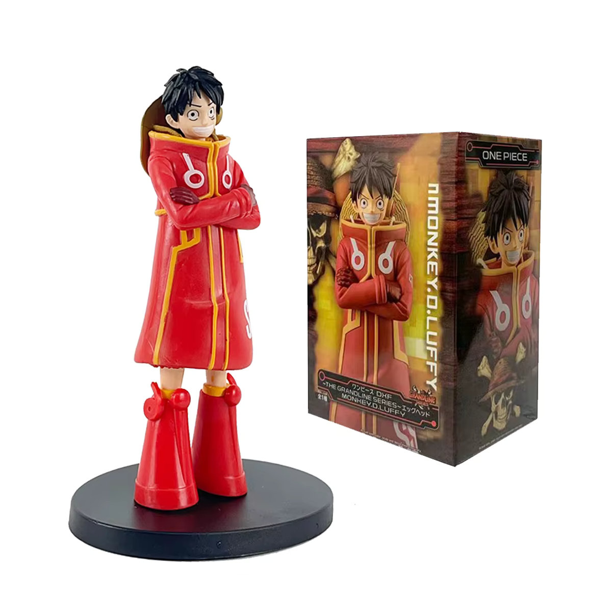 Wanno Toys One Piece Actionfiguren Desktop Collection aus PVC mit Ruffy, Zoro, Chopper und Nami, Höhe: 17 cm - Bild 2