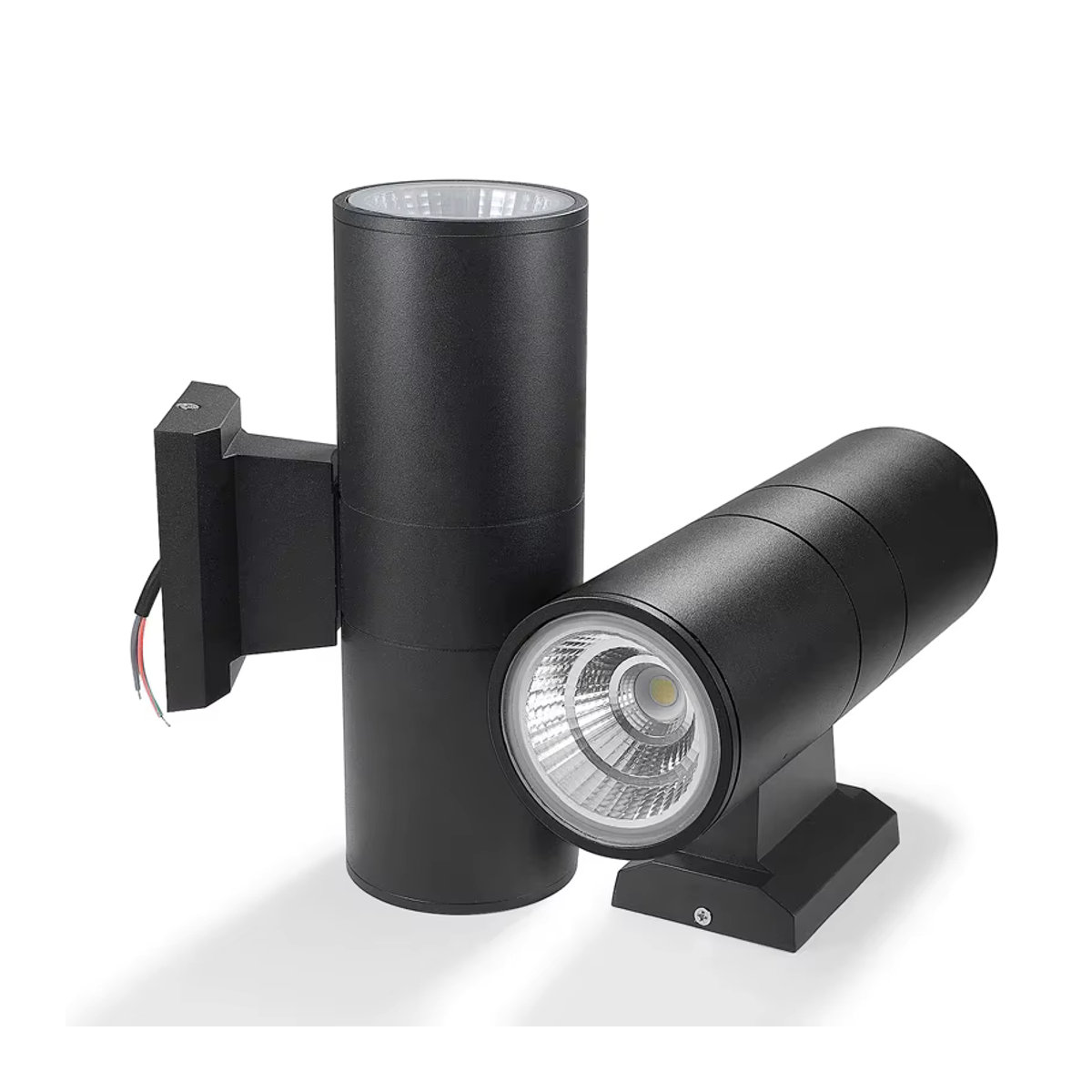 Wasserdichte LED Außenwandleuchte IP65 in Schwarz für minimalistische Dekoration mit 20W Leistung - Bild 2