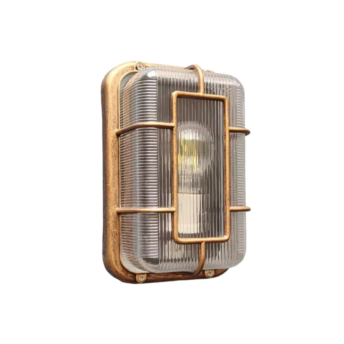 Wasserdichte Retro Deckenleuchte im Industrial Design von juhaw aus Glas mit E27 Fassung - Bild 6