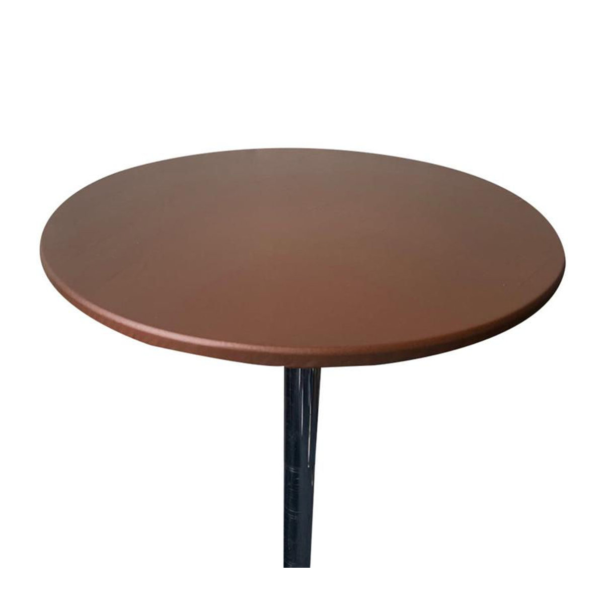 Wasserdichte runde Tischdecke mit elastischem Schutz von a3Electronic in Grau, Durchmesser: 90 cm - Bild 1