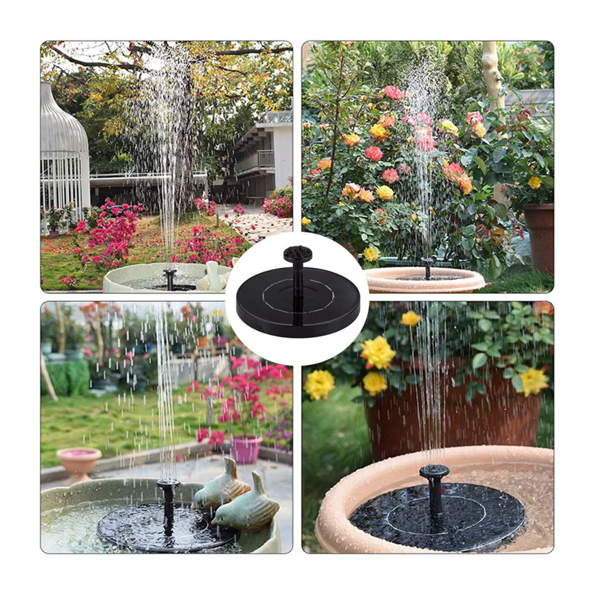 Wasserdichte Solar-Brunnenpumpe für Garten und Vogel - Bild 5