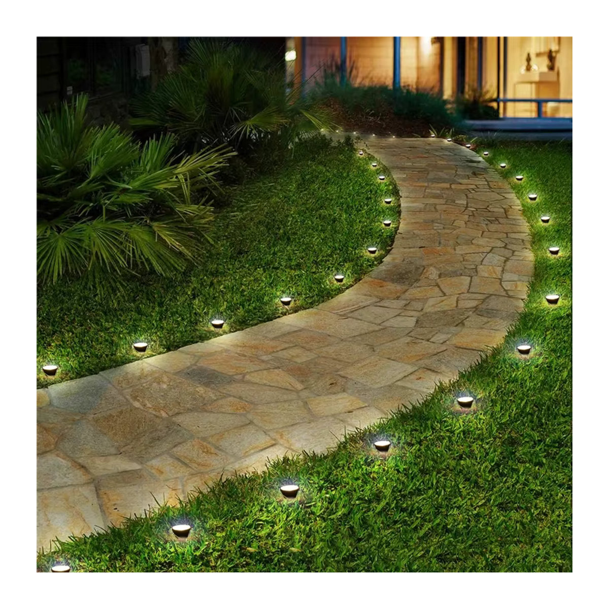 Wasserdichte Solarleuchten für den Außenbereich mit IP65 Schutz für Garten, Terrasse und Weg - Bild 2