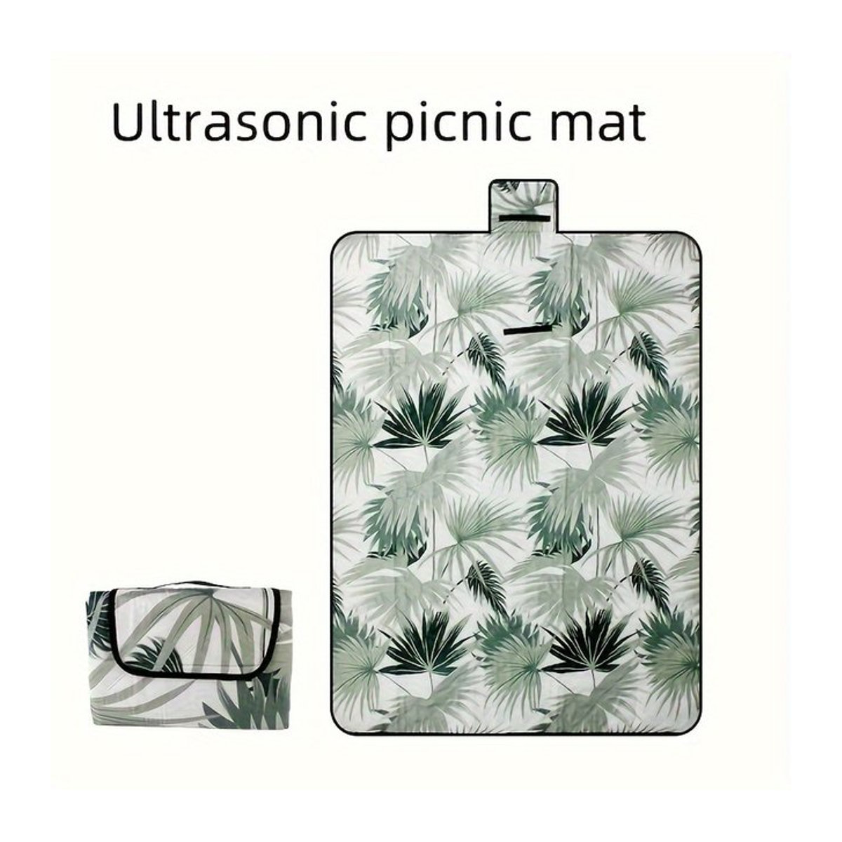 Wasserdichte und feuchtigkeitsbeständige Picknickmatte zum Faltbar-Mitnehmen für Camping und Strand - Bild 1