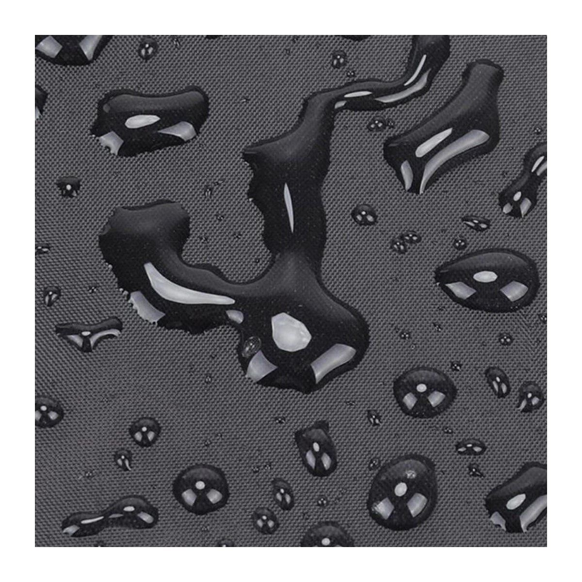 Wasserdichter Outdoor-Möbelbezug aus Oxford für Tisch und Stühle von Toto Market, schwarz, B/T/H: 123 x 61 x 72 cm - Bild 2