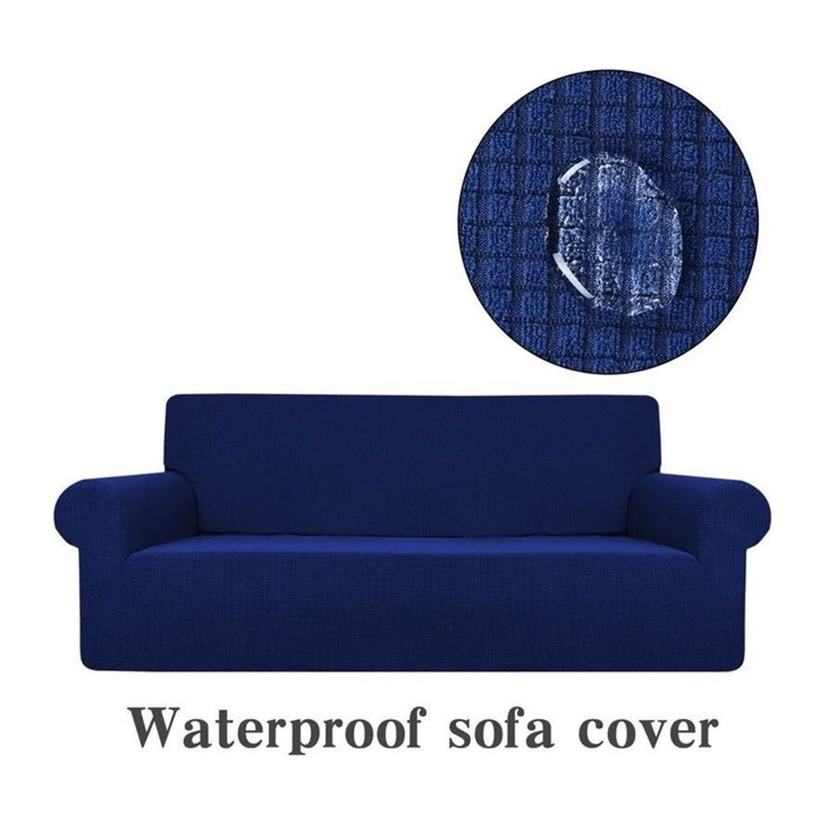 Wasserdichter Polarfleece Sofabezug von Your Warm Home, elastischer All-inclusive Couchbezug für 1-Sitzer, Breite: 90-140 cm - Bild 1