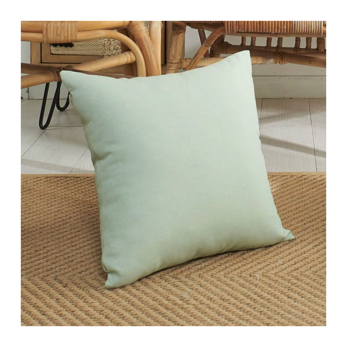 Wasserdichter quadratischer Kissenbezug von CANIRICA in Grün für Sofa und Außenbereich - Bild 2