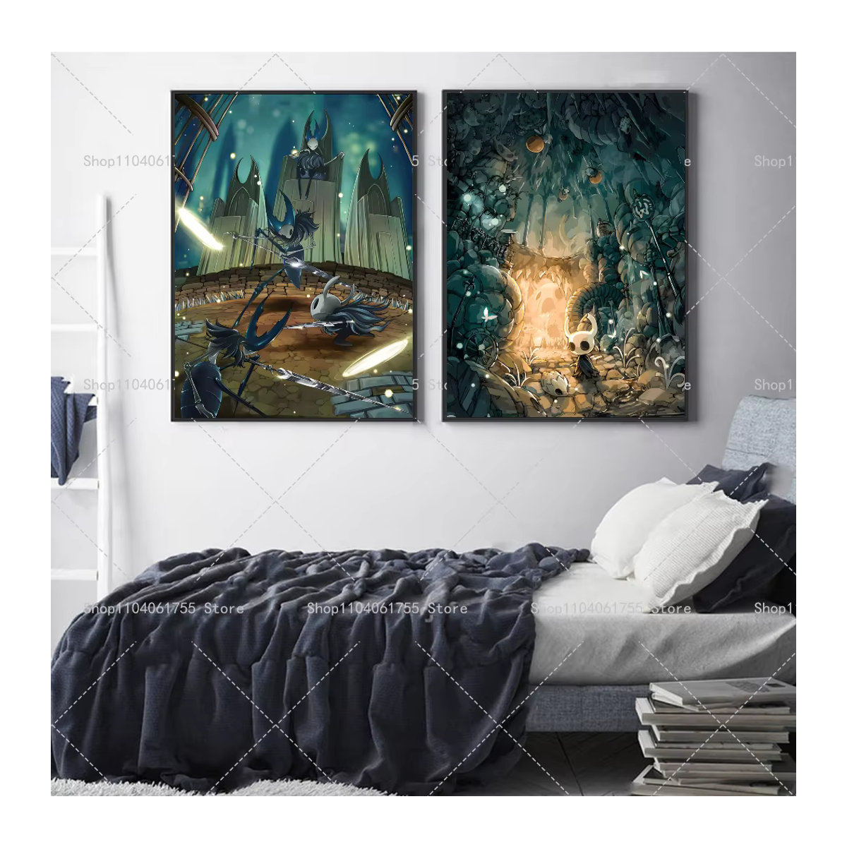 Wasserdichter selbstklebender Wandaufkleber Ritter Motiv als Poster zur Dekoration für Kaffeehaus, Bar oder Zimmer - Bild 3