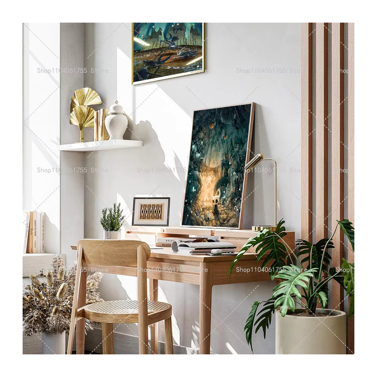 Wasserdichter selbstklebender Wandaufkleber Ritter Motiv als Poster zur Dekoration für Kaffeehaus, Bar oder Zimmer - Bild 4