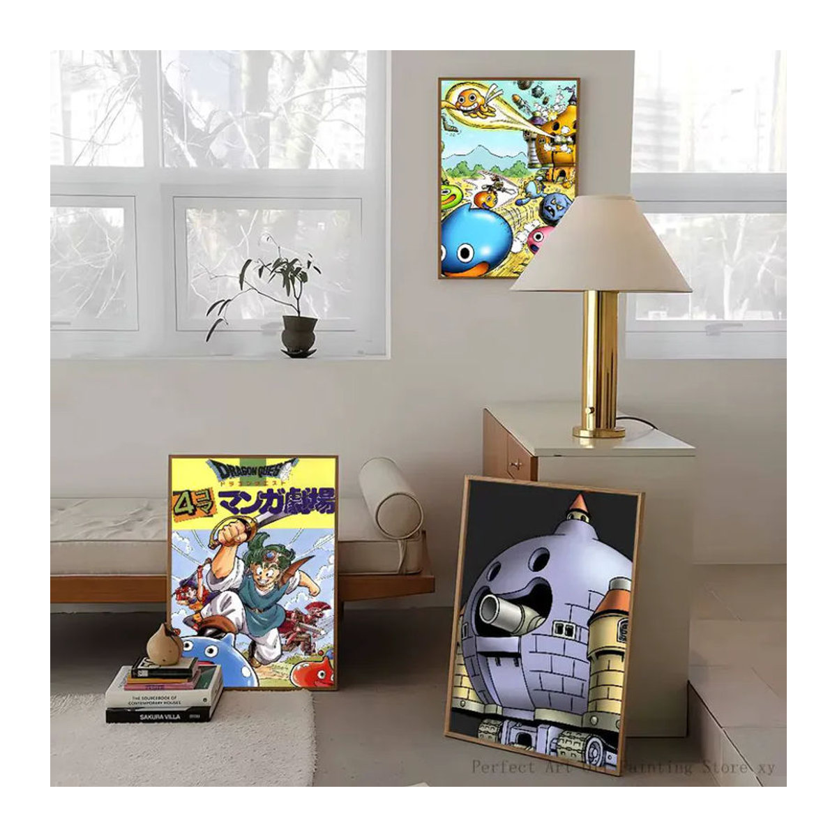 Wasserdichter Wandkunstdruck Rocket Slime aus Dragon Quest als rechteckiger Poster Aufkleber in Mehrfarbig für deine Heimdekoration - Bild 3