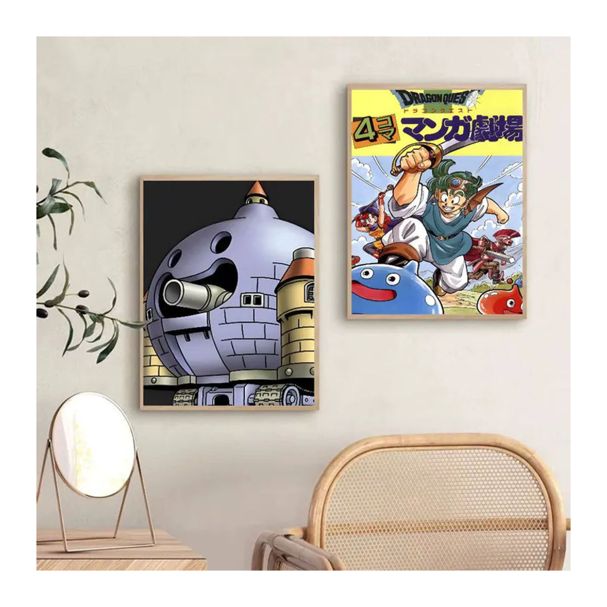 Wasserdichter Wandkunstdruck Rocket Slime aus Dragon Quest als rechteckiger Poster Aufkleber in Mehrfarbig für deine Heimdekoration - Bild 4