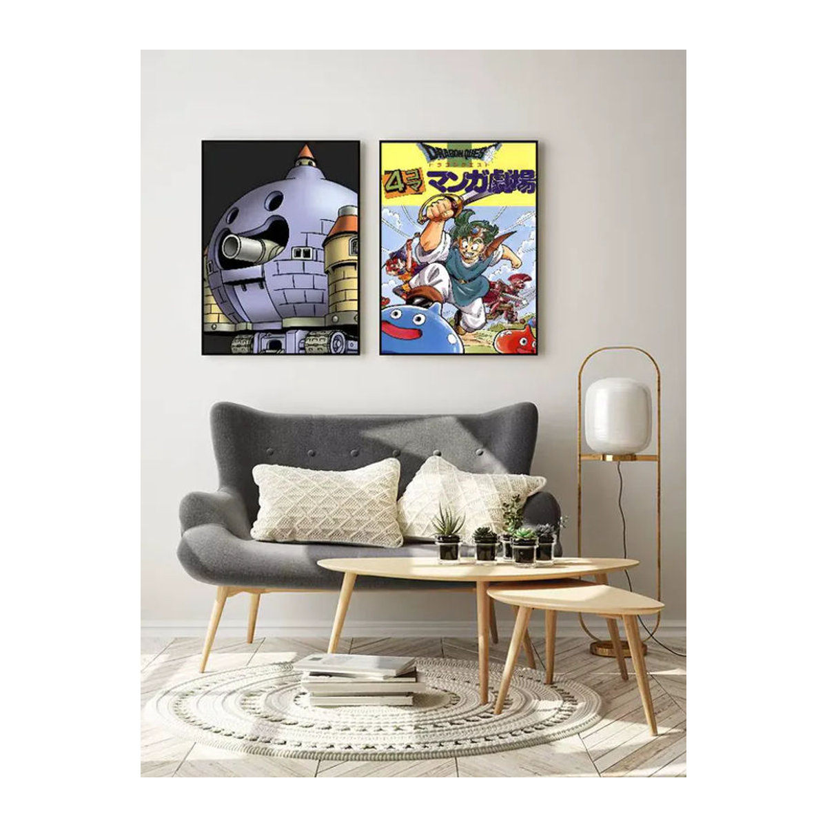 Wasserdichter Wandkunstdruck Rocket Slime aus Dragon Quest als rechteckiger Poster Aufkleber in Mehrfarbig für deine Heimdekoration - Bild 6