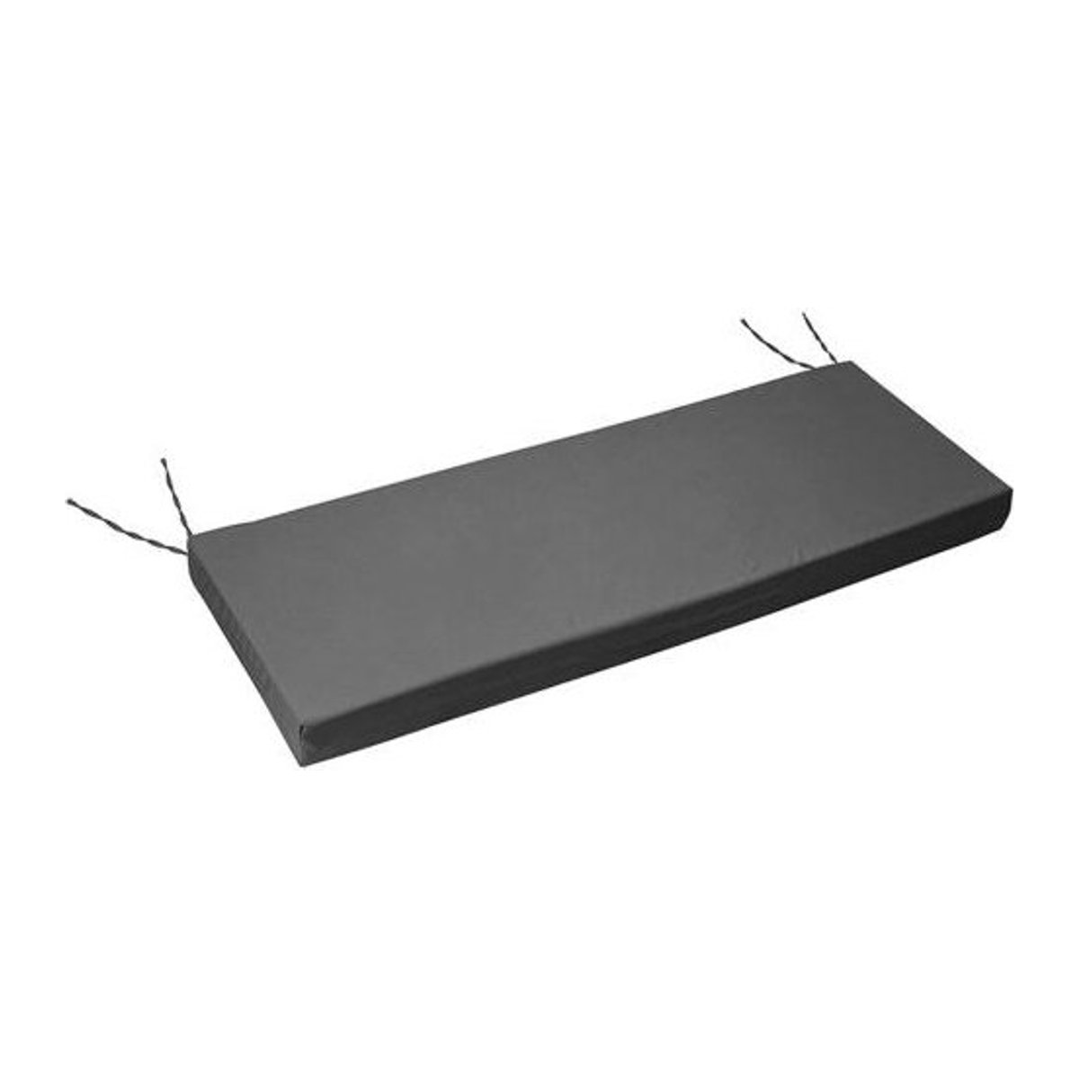 Wasserdichtes Outdoor Bankkissen von Home Textile Star in Dunkelgrau aus Polyester - Bild 1