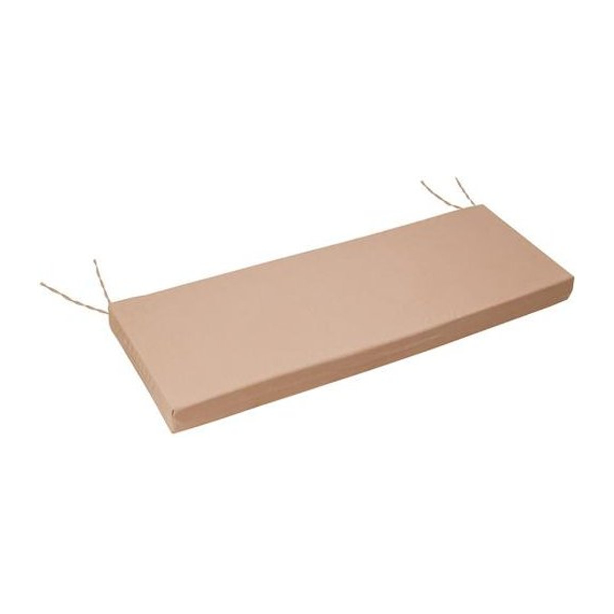 Wasserdichtes Outdoor Bankkissen von Home Textile Star in Khaki aus Polyester, rutschfestes Terrassenmöbelkissen - Bild 1