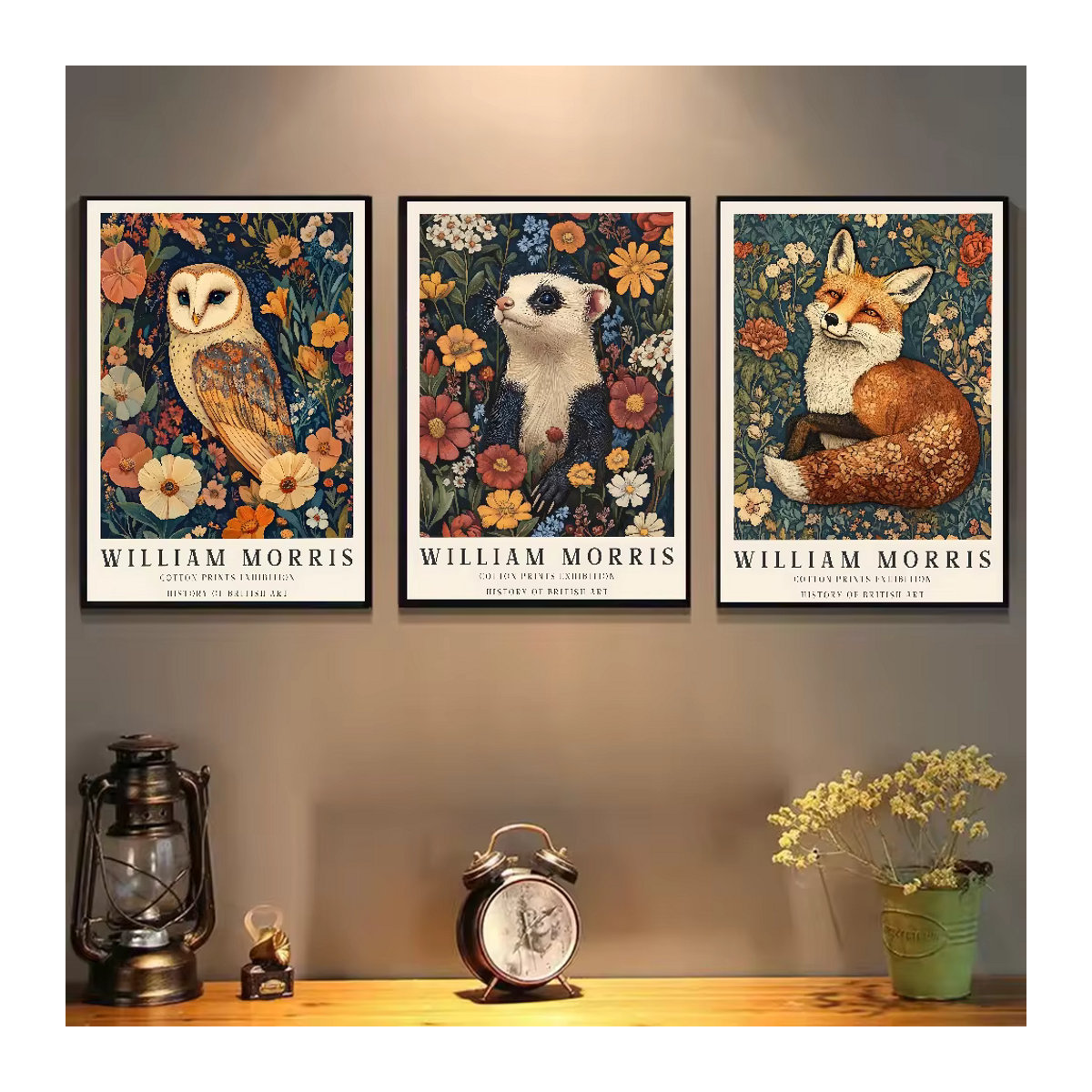 Wasserfestes William Morris Kunstposter als HD-Klebewand zur Dekoration von Wohnzimmer, Schlafzimmer oder Bar - Bild 4