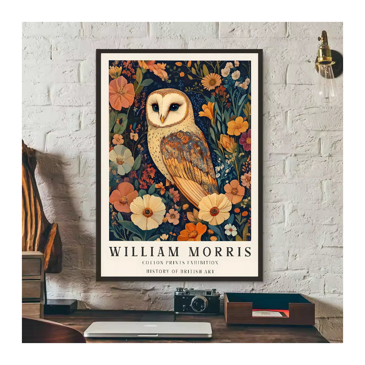 Wasserfestes William Morris Kunstposter als HD-Klebewand zur Dekoration von Wohnzimmer, Schlafzimmer oder Bar - Bild 6