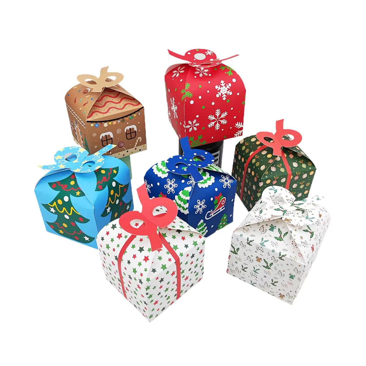 WEHRPARTY Quadratische Weihnachts Geschenkkartons aus - Bild 4