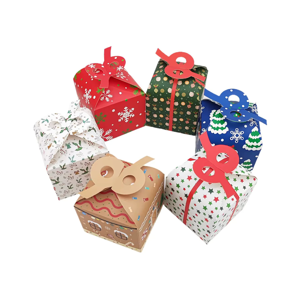 WEHRPARTY Quadratische Weihnachts Geschenkkartons aus - Bild 5