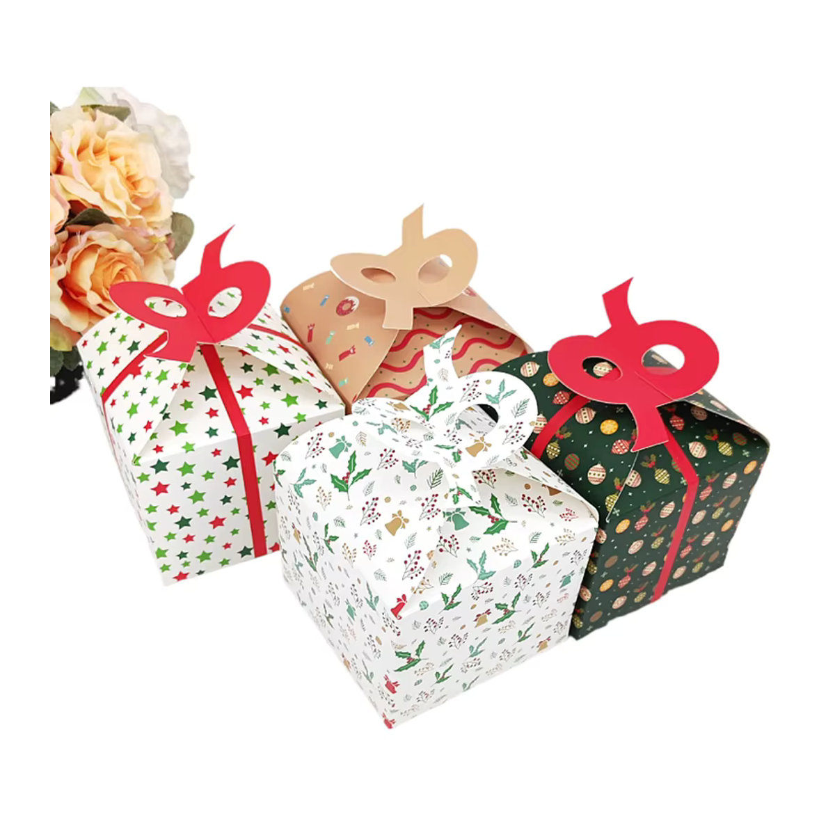 WEHRPARTY Quadratische Weihnachts Geschenkkartons aus - Bild 6