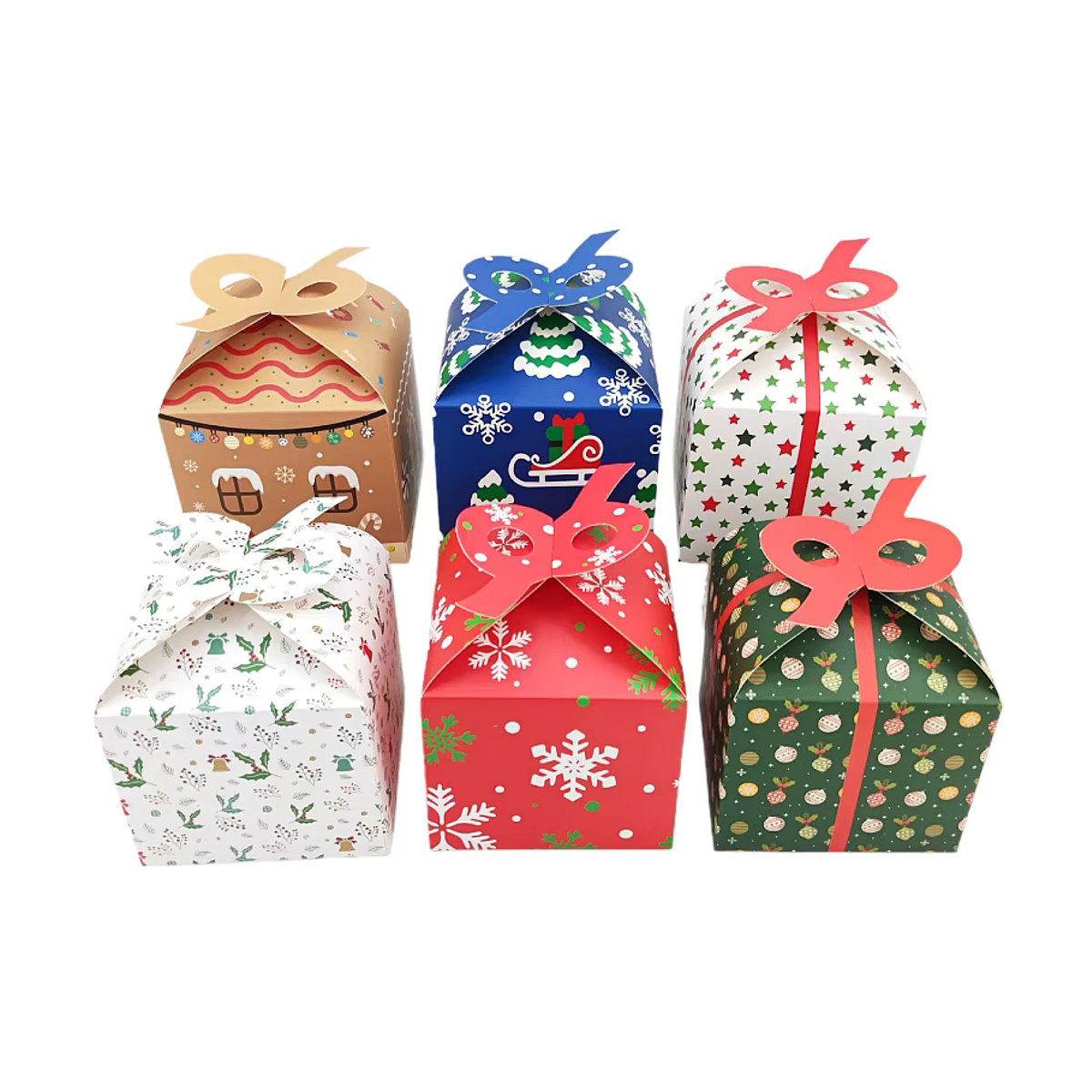 WEHRPARTY Quadratische Weihnachts Geschenkkartons aus - Bild 7
