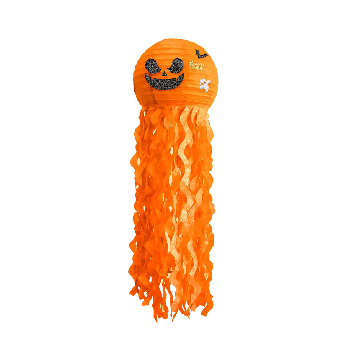 WEIGAO Halloween Papier Laterne mit Kürbis-Motiv in Orange, Lila und Weiß zur Partydekoration für Indoor und Outdoor - Bild 5