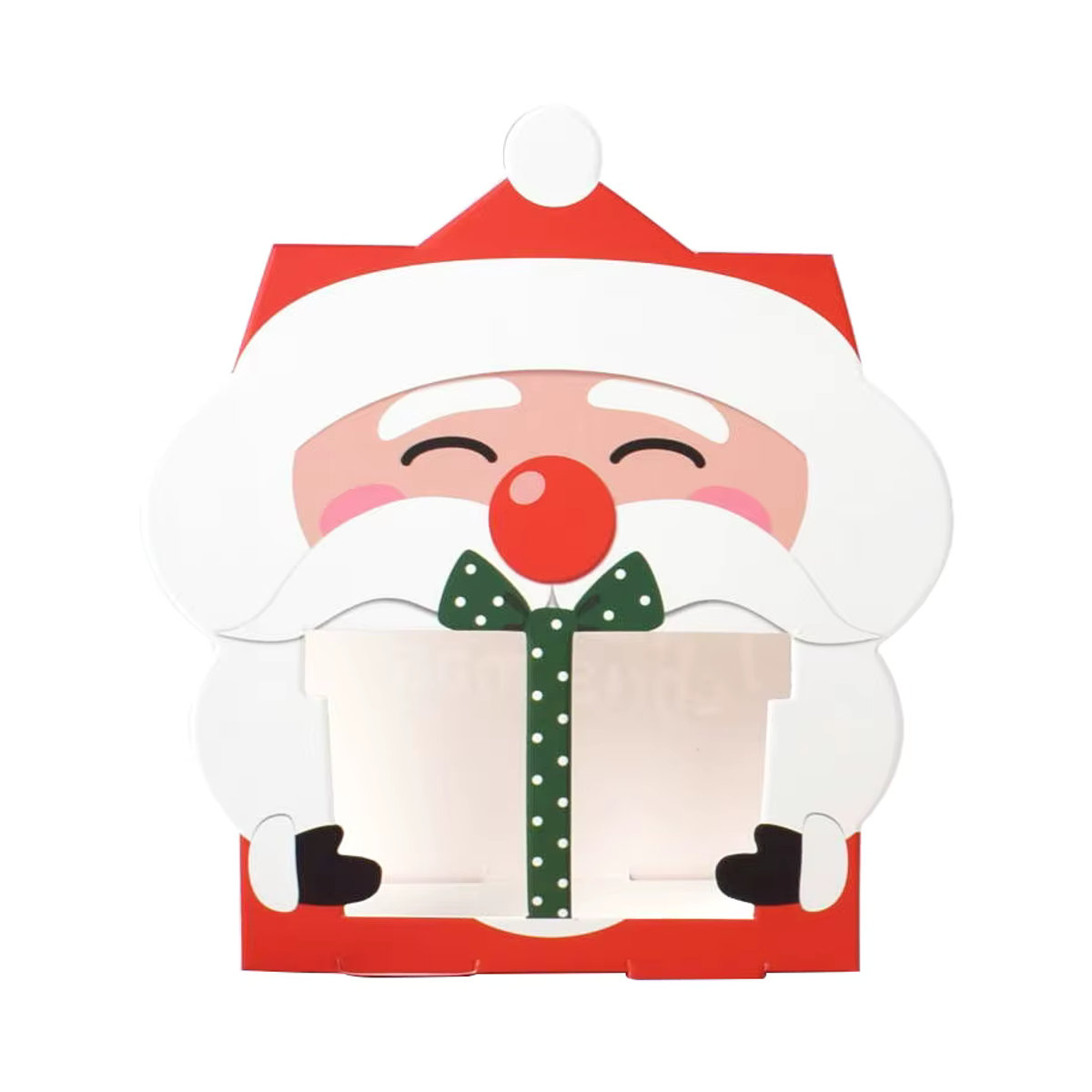 WEIGAO Weihnachtliche Cartoon Santa Geschenkboxen aus Papier für Süßigkeiten und Schokolade, Mehrfarbig, Rechteckig - Bild 3
