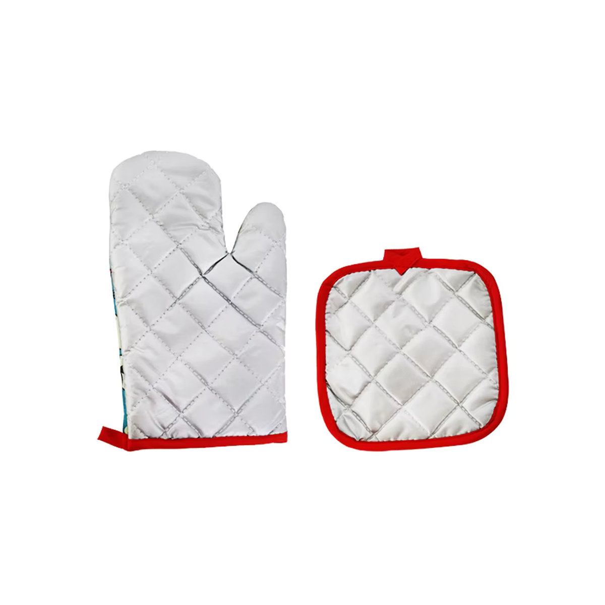 WEIGAO Weihnachts Ofenhandschuhe Set, 2 Stück, mehrfarbig - Bild 4