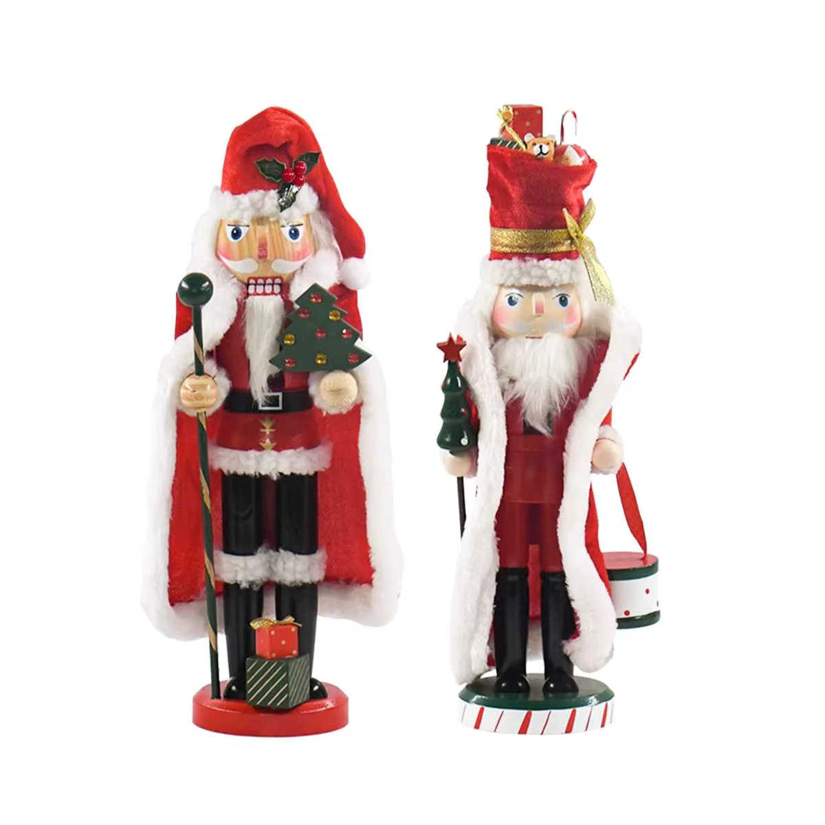 Weihnachts-Nussknacker Soldat aus Holz in Multicolor, Höhe: 35 cm - Bild 7