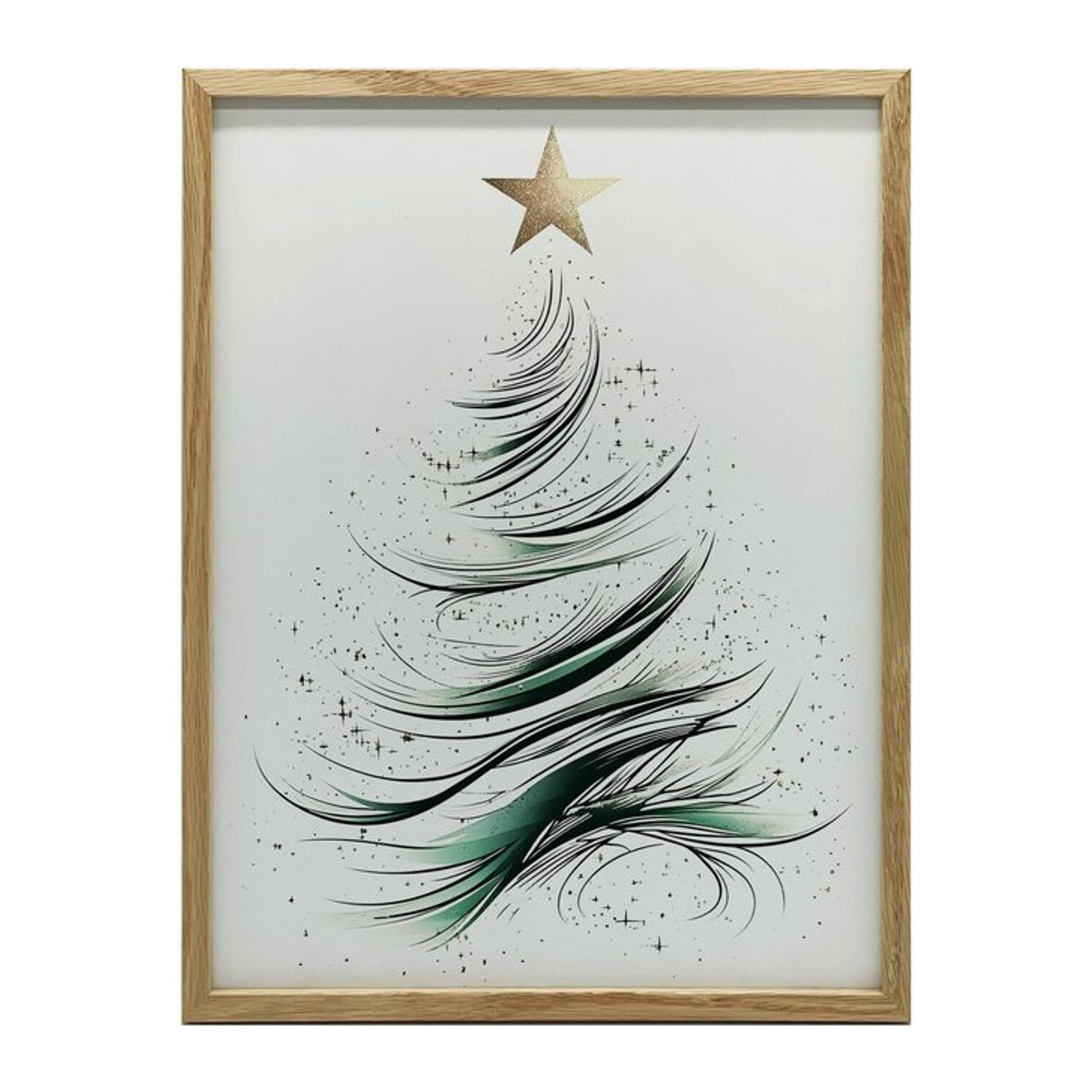 Weihnachtsglanz Premium-Leinwand auf Keilrahmen von iKable, Breite: 40 cm, Höhe: 30 cm, ohne Rahmen - Bild 1
