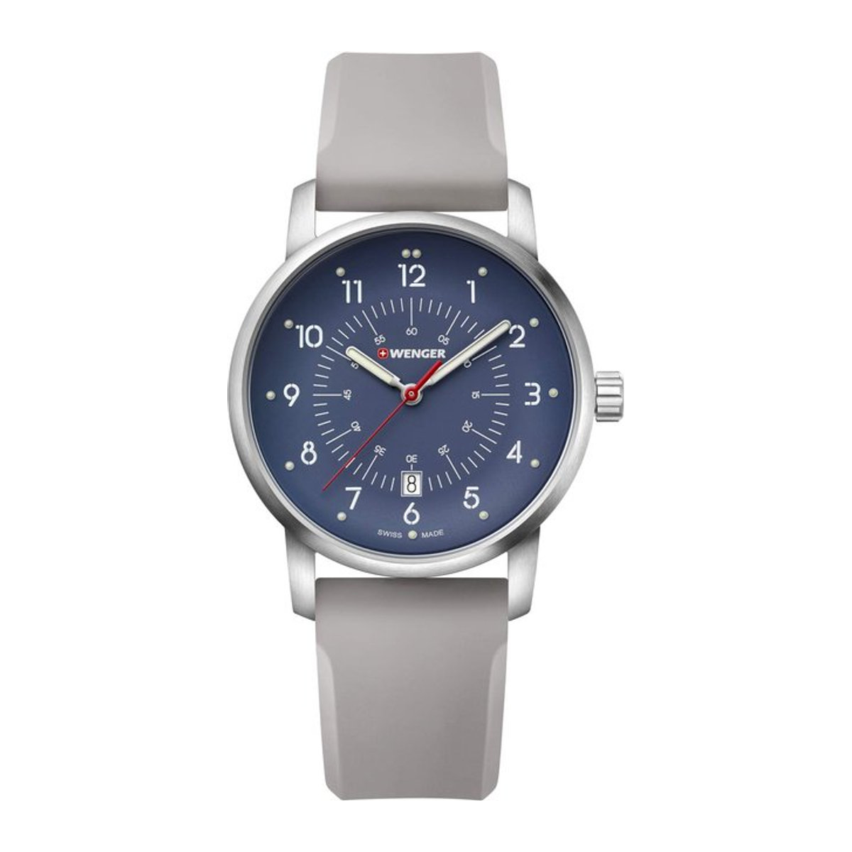 WENGER AVENUE Herren Armbanduhr Analog Quarz in Wasserblau 01.1641.119 - Bild 1