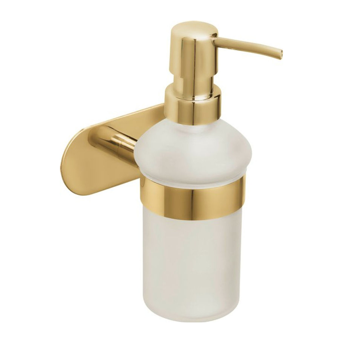 Wenko Turbo-Loc Seifenspender aus Edelstahl in Gold matt - Bild 1