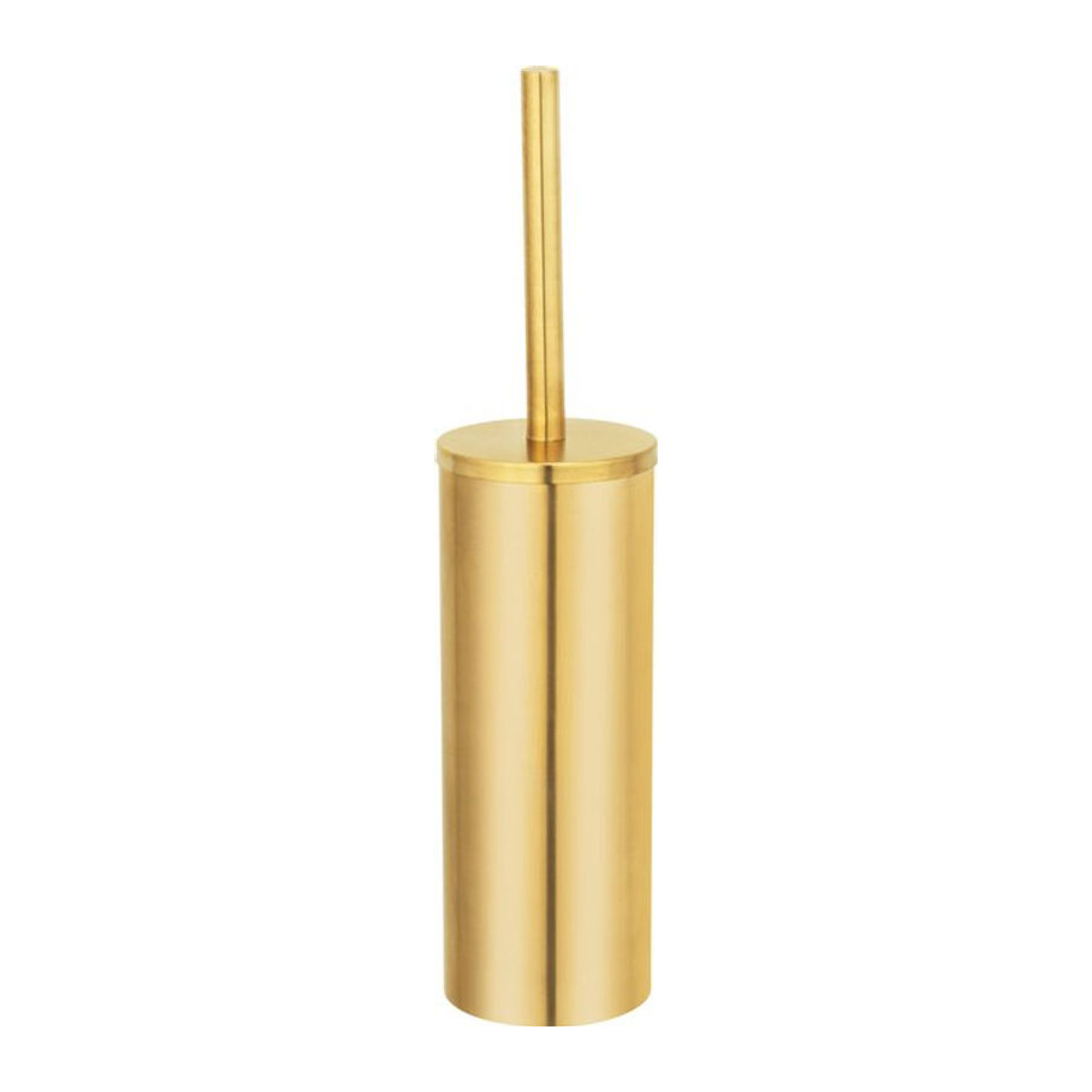Wenko WC-Garnitur mit WC-Bürste aus Edelstahl und Polypropylen in Gold matt - Bild 1