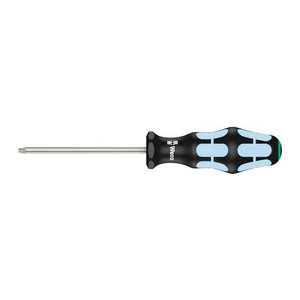 Wera 3367 Werkstatt Torx-Schraubendreher T 25 aus Edelstahl mit 100 mm Klingenlänge