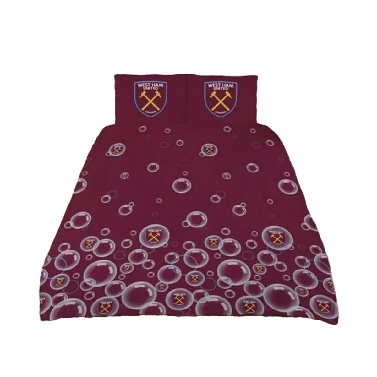 West Ham United FC Wendebettwäsche-Set Single Für immer Blasen in Himbeere - Bild 2