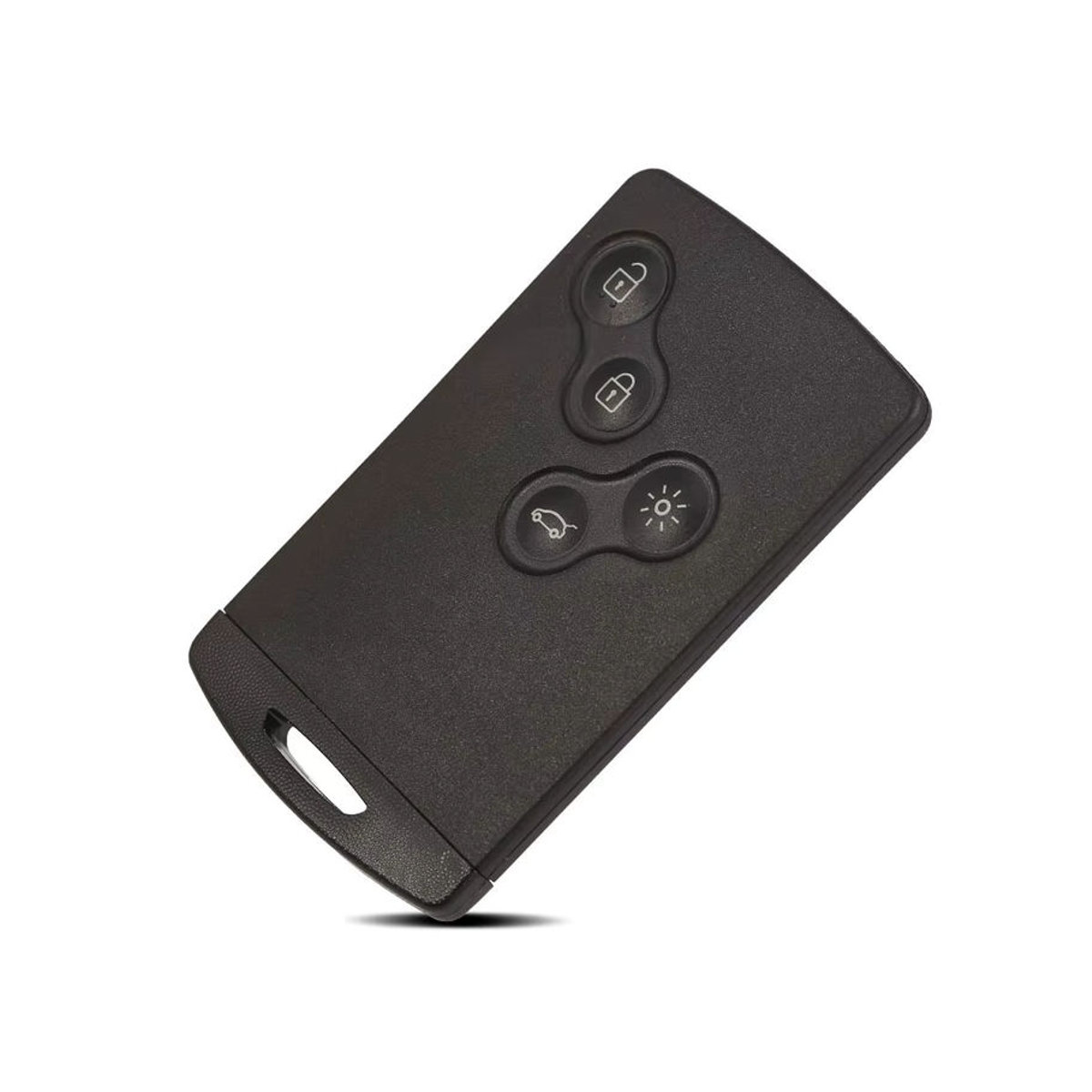 WhatsKey Smart Card Schlüsselhülle für Renault Laguna Koleos Megane Clio Fluence Scenic Captur in Schwarz mit 4 Tasten - Bild 2