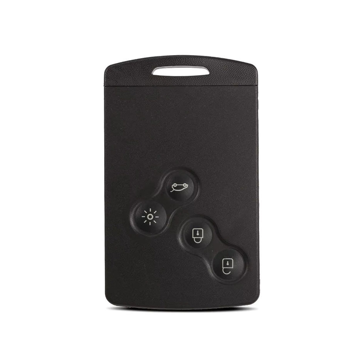 WhatsKey Smart Card Schlüsselhülle für Renault Laguna Koleos Megane Clio Fluence Scenic Captur in Schwarz mit 4 Tasten - Bild 3