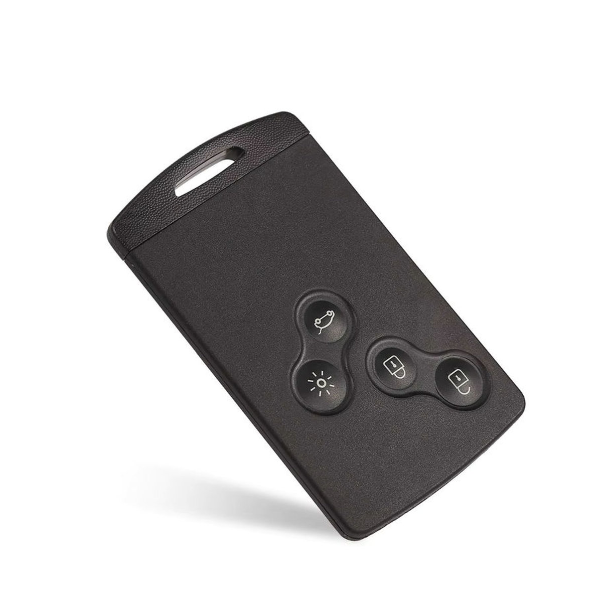WhatsKey Smart Card Schlüsselhülle für Renault Laguna Koleos Megane Clio Fluence Scenic Captur in Schwarz mit 4 Tasten - Bild 4