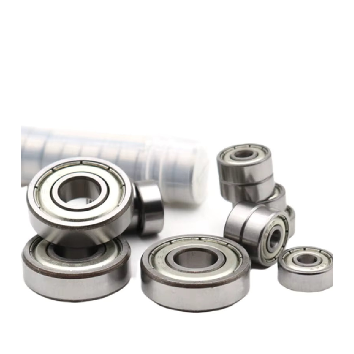 WHOOPEE 10er Set Miniatur-Kugellager aus High Carbon Stahl in Silber für 3D-Drucker und diverse Anwendungen (608zz, 623zz, 624zz, 625zz, 635zz, 626zz, 688zz) - Bild 2