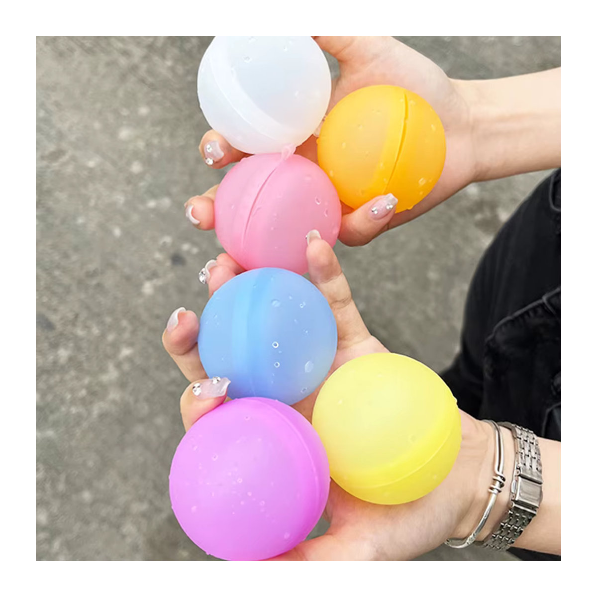 Wiederverwendbare Wasserballons zum schnellen Nachfüllen, selbst dichtende Wasserbomben für Kinder und das Schwimmbad - Bild 2