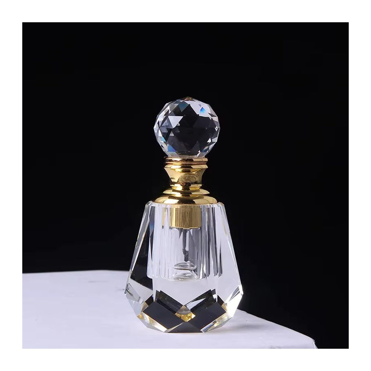 Will&ann Mini Parfüm Flasche aus Glas, transparente Kristall Flasche für ätherische Öle, nachfüllbar und tragbar für Reisen oder Hochzeiten - Bild 6