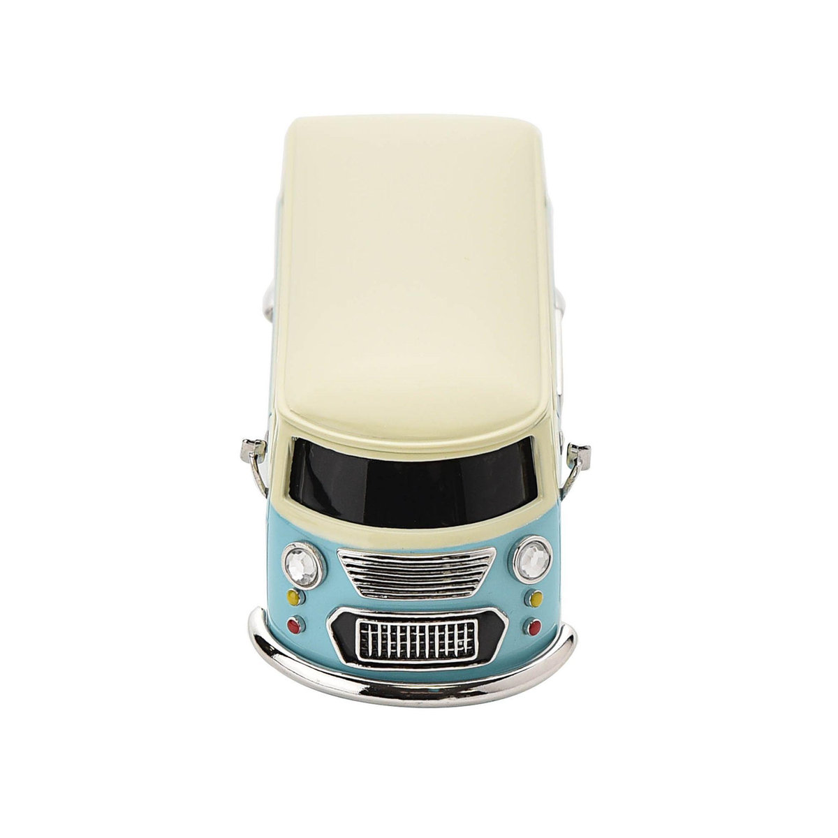 William Widdop Miniaturuhr Camper Van in Blau im Vintage-Design - Bild 2