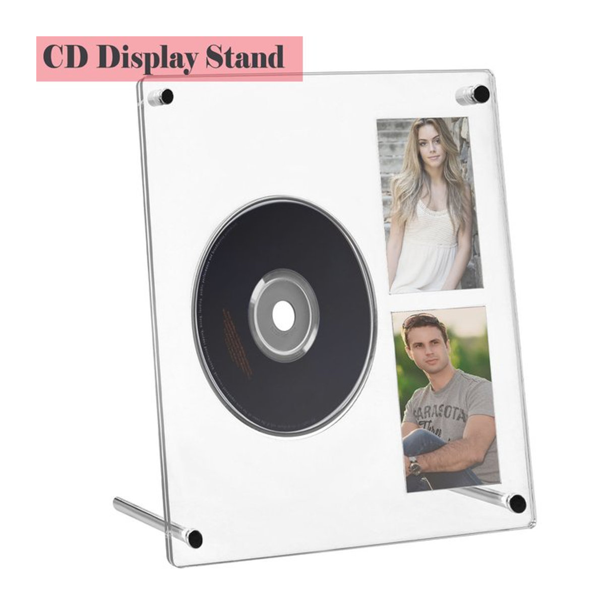 Willstar Acryl Displayständer Transparent für Postkarten, Bilderrahmen und Kpop Idol-Karten zur Tischaufstellung - Bild 1