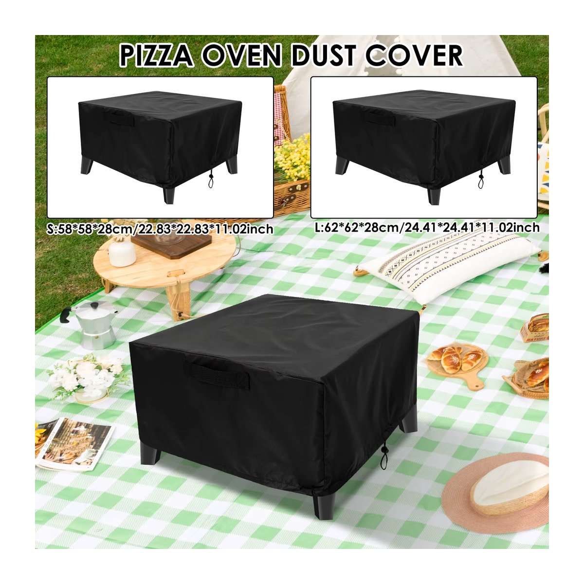 Willstar Pizza Ofen Abdeckung aus wasserdichtem Oxford-Tuch für Outdoor BBQ Grill - Bild 2