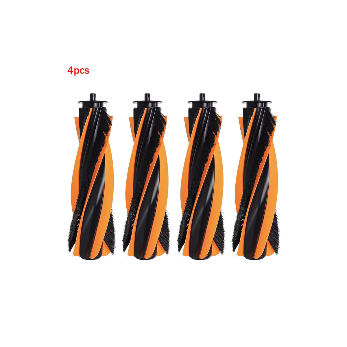 WINDNINJA Hauptbürste als Ersatzteil für die Kantenreinigung, kompatibel mit JONR P20 PRO T5 Pro und Midea V12 Pro Kehrroboter-Staubsauger, Schwarz/Weiß - Bild 6