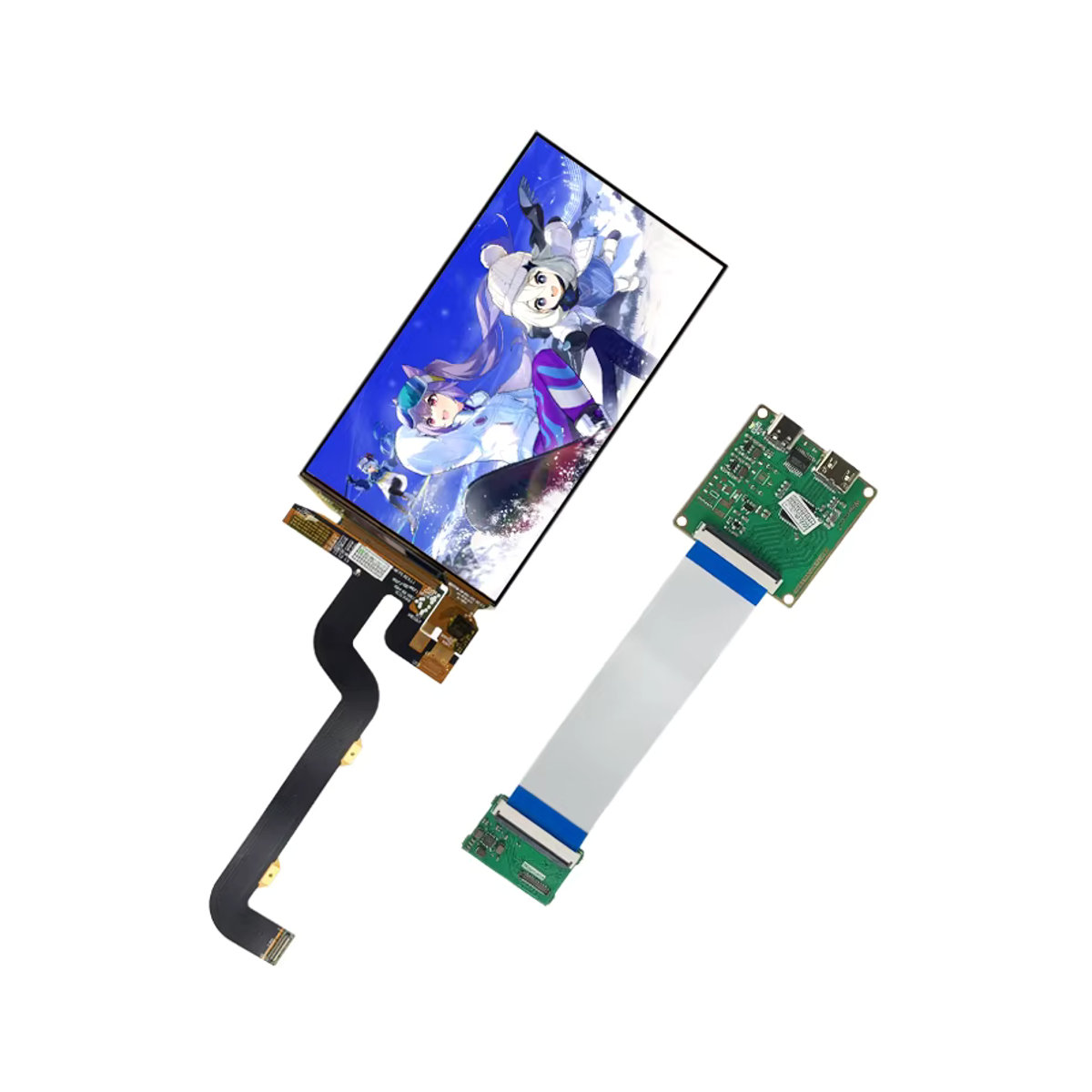 Wisecoco 5,5 Zoll IPS Display mit Touch Panel in Schwarz, 1920x1080 Auflösung für Raspberry Pi 4 3B, Spielekonsolen und TV Boxen - Bild 4