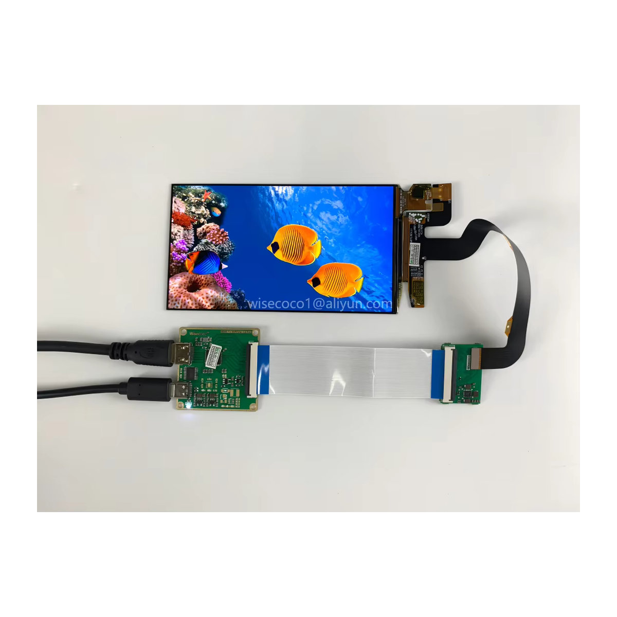 Wisecoco 5,5 Zoll IPS Display mit Touch Panel in Schwarz, 1920x1080 Auflösung für Raspberry Pi 4 3B, Spielekonsolen und TV Boxen - Bild 5