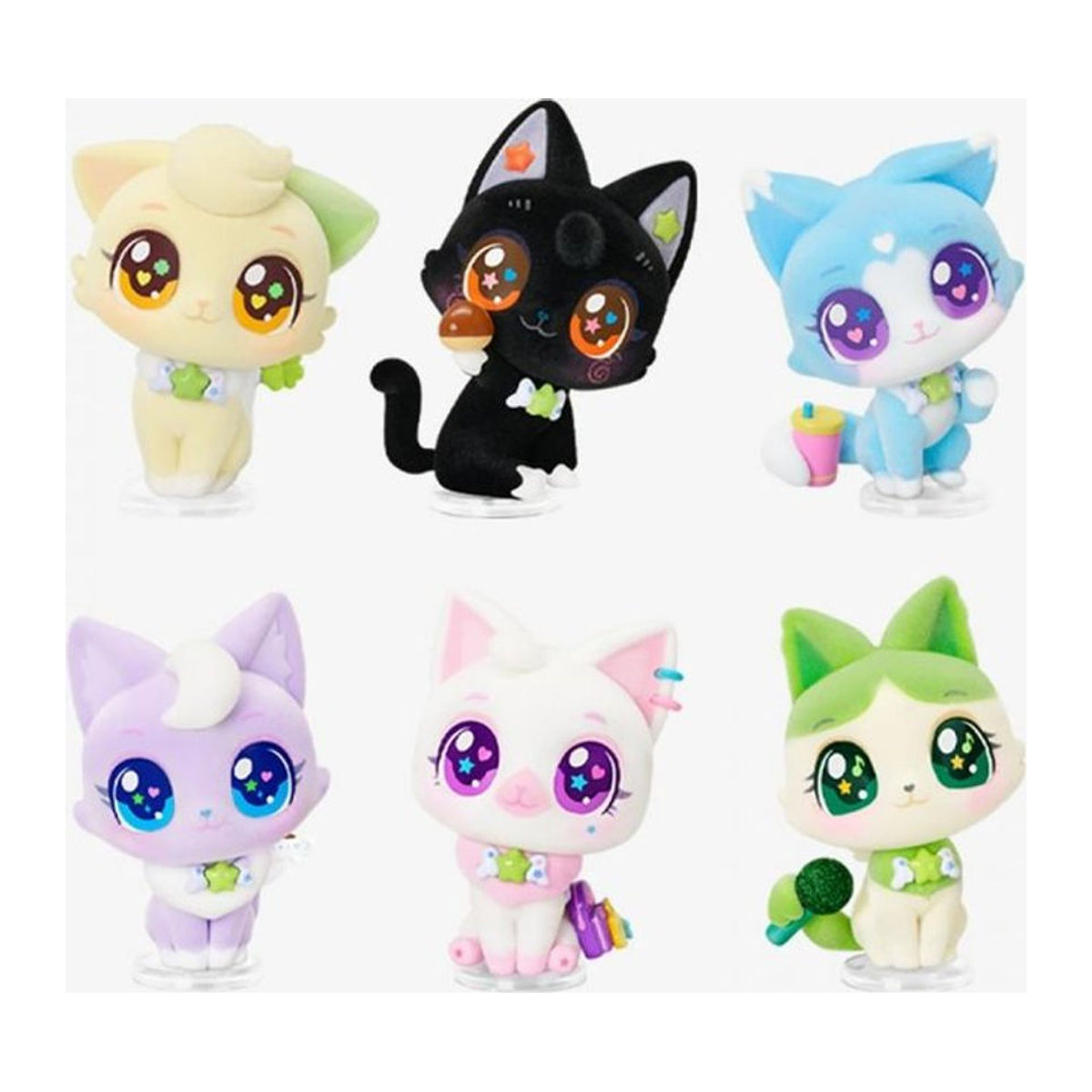 Withmuu Kpop Wishcat X NCT Wish Offizielle Figur mehrfarbig aus Kunststoff - Bild 1