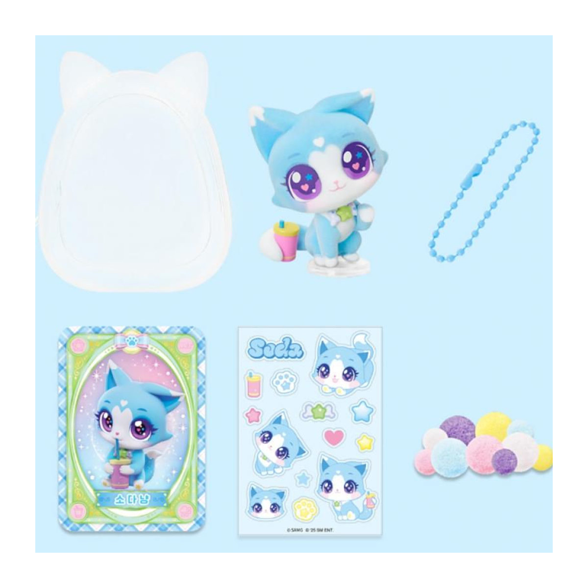 Withmuu Kpop Wishcat X NCT Wish Offizielle Figur mehrfarbig aus Kunststoff - Bild 2